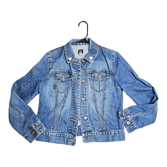 GAP Jackets & Blazers - Gap: Jean Jacket w. Pearls
